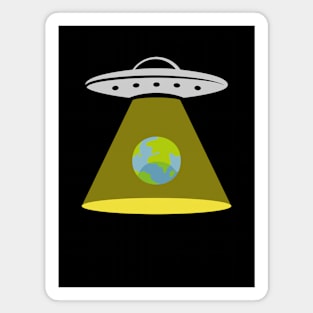 Minimal art with Alien Invasion Magnet